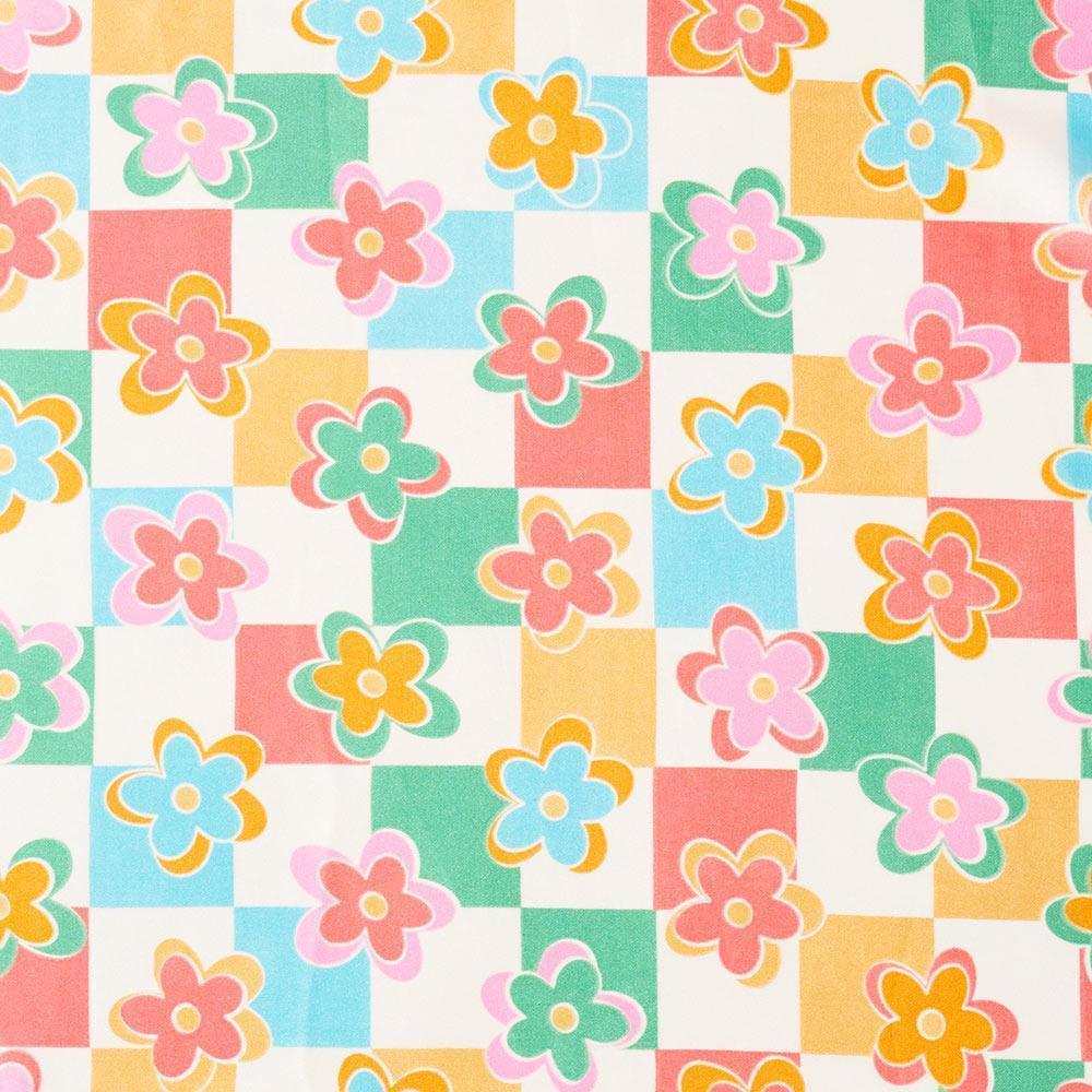 Yellow Flower Pattern Scarf - Jewelry Store by Erik Rayo