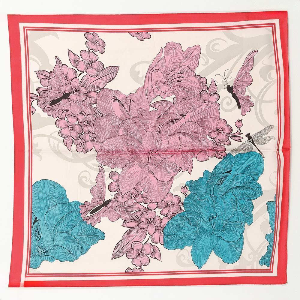 Red Flower Printed Scarf - Jewelry Store by Erik Rayo