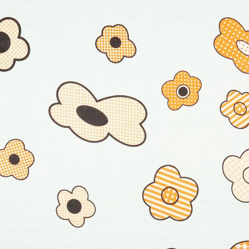 Mint Flower Pattern Printed Scarf - Jewelry Store by Erik Rayo