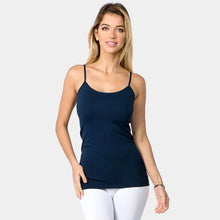 Load image into Gallery viewer, Blue Solid cami tank top
