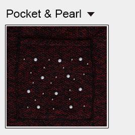 Burgundy Pearl Embellished Pockets Detail Faux Fur Collar Vest - Jewelry Store by Erik Rayo