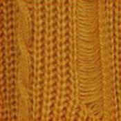 Mustard Vintage Knit Open Long Vest - Jewelry Store by Erik Rayo