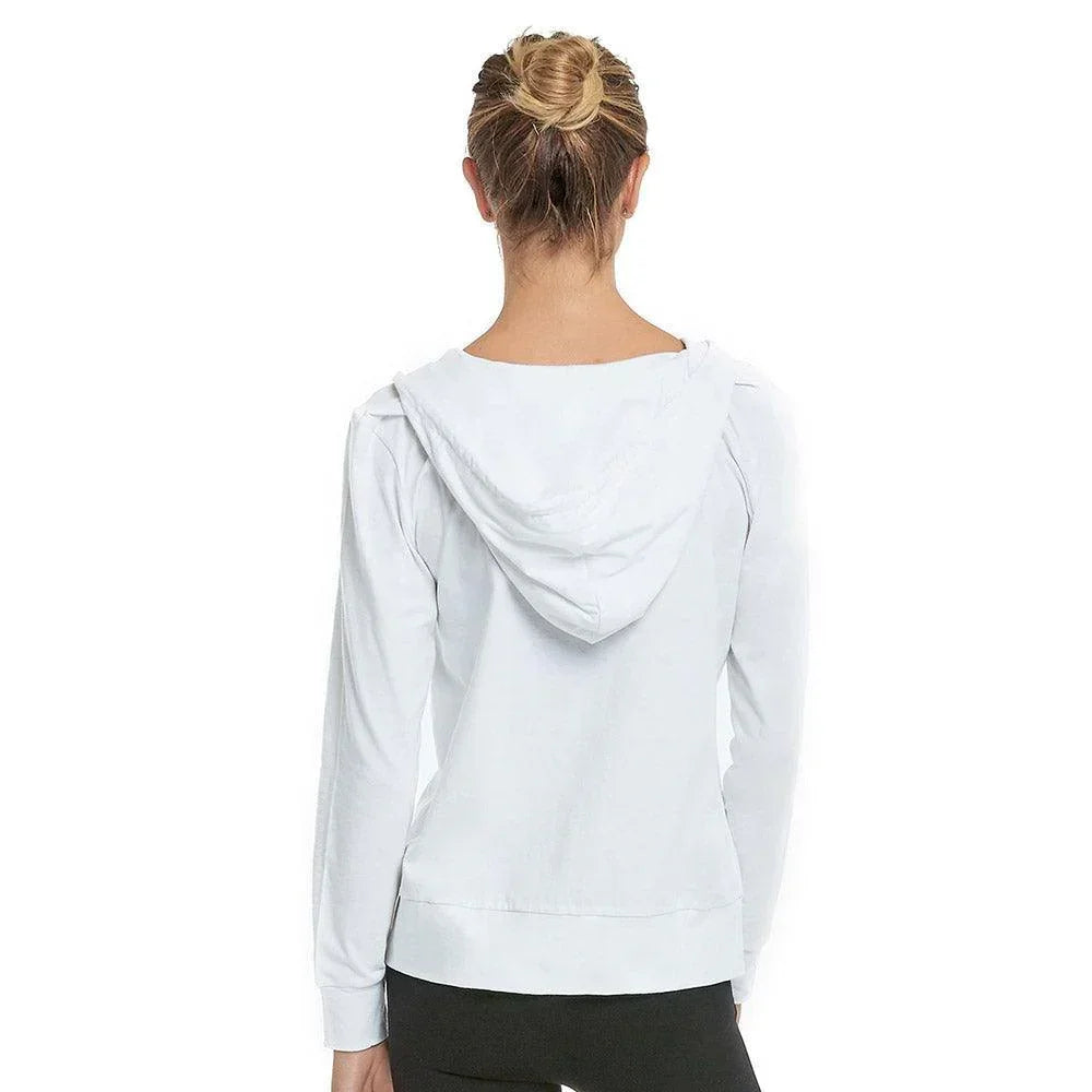 White 3PCS - Solid Thin Zip Up Hoodie Jackets - Jewelry Store by Erik Rayo
