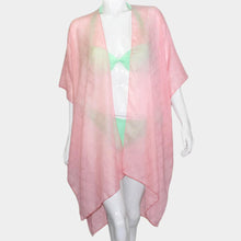 Load image into Gallery viewer, Pink &#39;I Washed Up Like This&#39; Solid Lettering Cover Up Poncho
