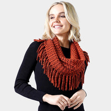 Load image into Gallery viewer, Mini Tube Fringe Scarf
