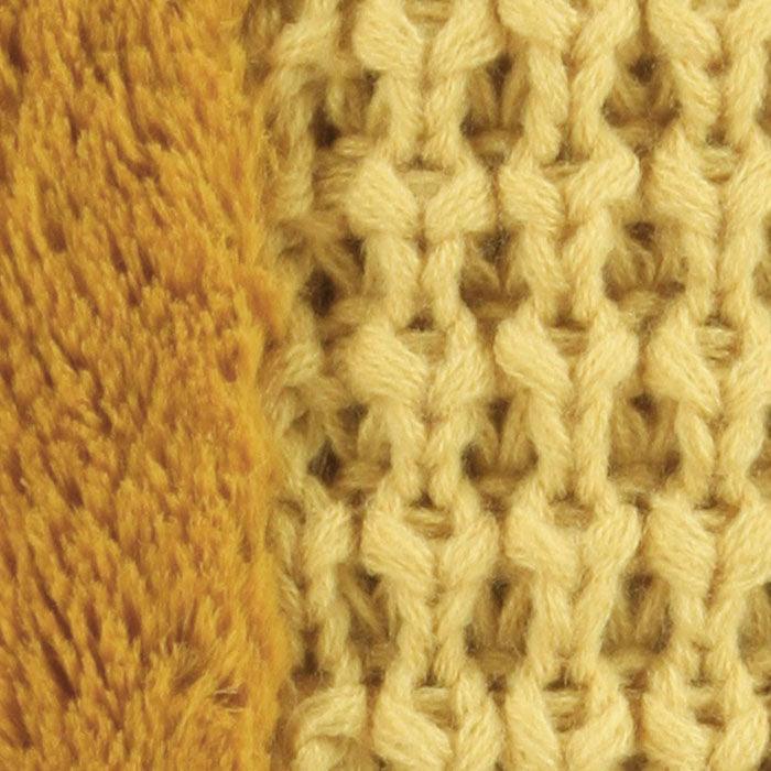 Yellow Fleece Lined Waffle Knit Infinity Snood Scarf - Jewelry Store by Erik Rayo