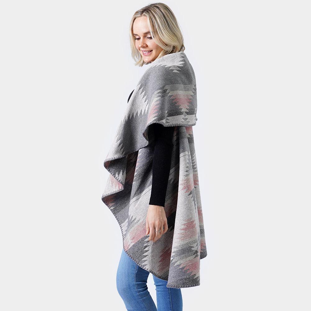 Gray WESTERN PATTERN ROUND VEST - Jewelry Store by Erik Rayo