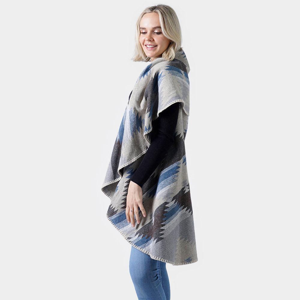 Taupe WESTERN PATTERN ROUND VEST - Jewelry Store by Erik Rayo