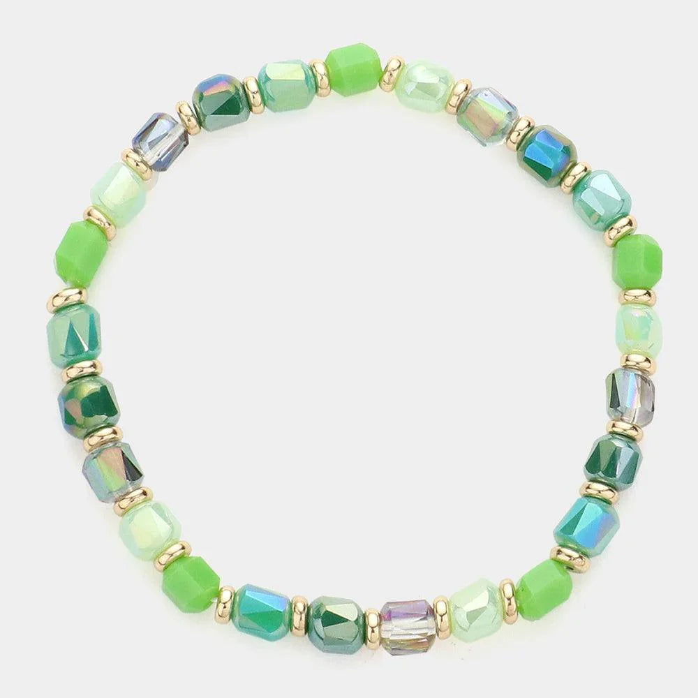 Beaded Stretch Bracelet - Jewelry Store by Erik Rayo