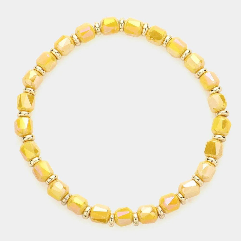 Beaded Stretch Bracelet - Jewelry Store by Erik Rayo