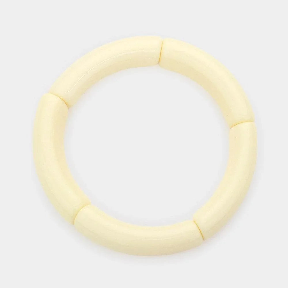 Solid Resin Stretch Bracelet - Jewelry Store by Erik Rayo