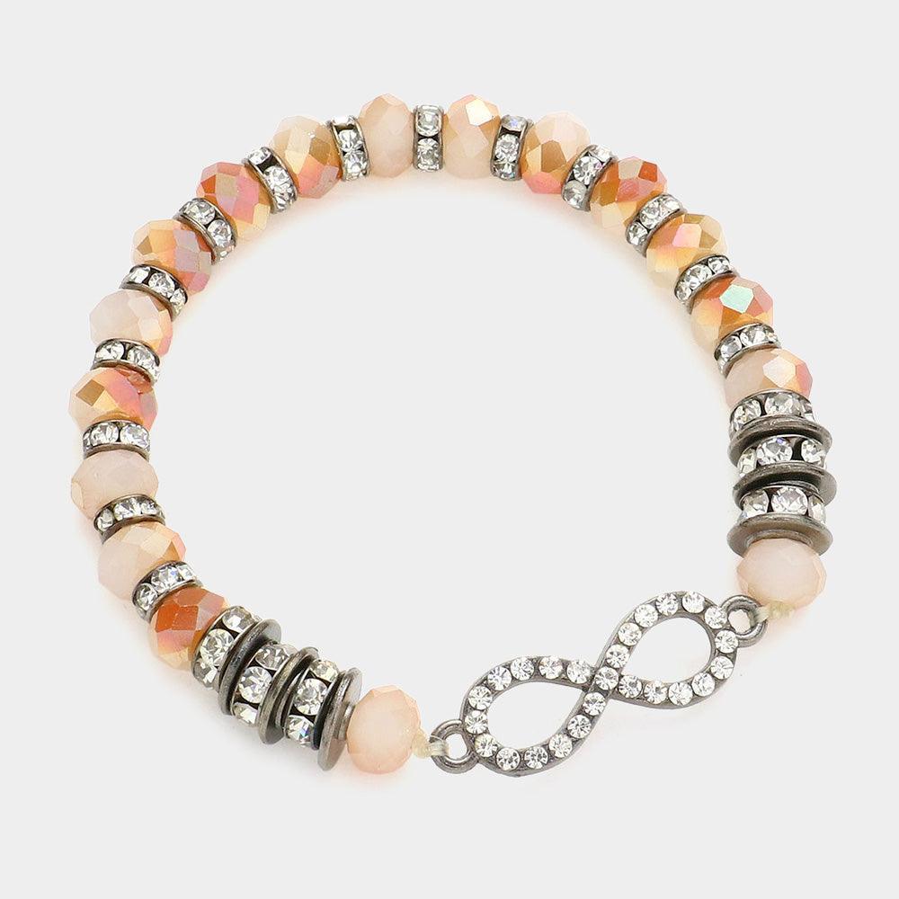Infinity Accented Stretch Bracelet - Jewelry Store by Erik Rayo