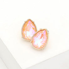 Load image into Gallery viewer, Teardrop Stone Stud Earrings
