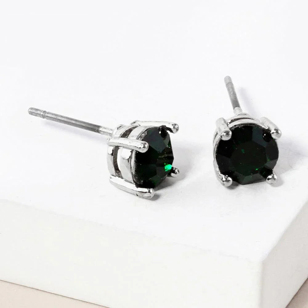 May - Birthstone Stud Earrings - Jewelry Store by Erik Rayo