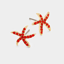 Load image into Gallery viewer, Starfish Stud Earrings
