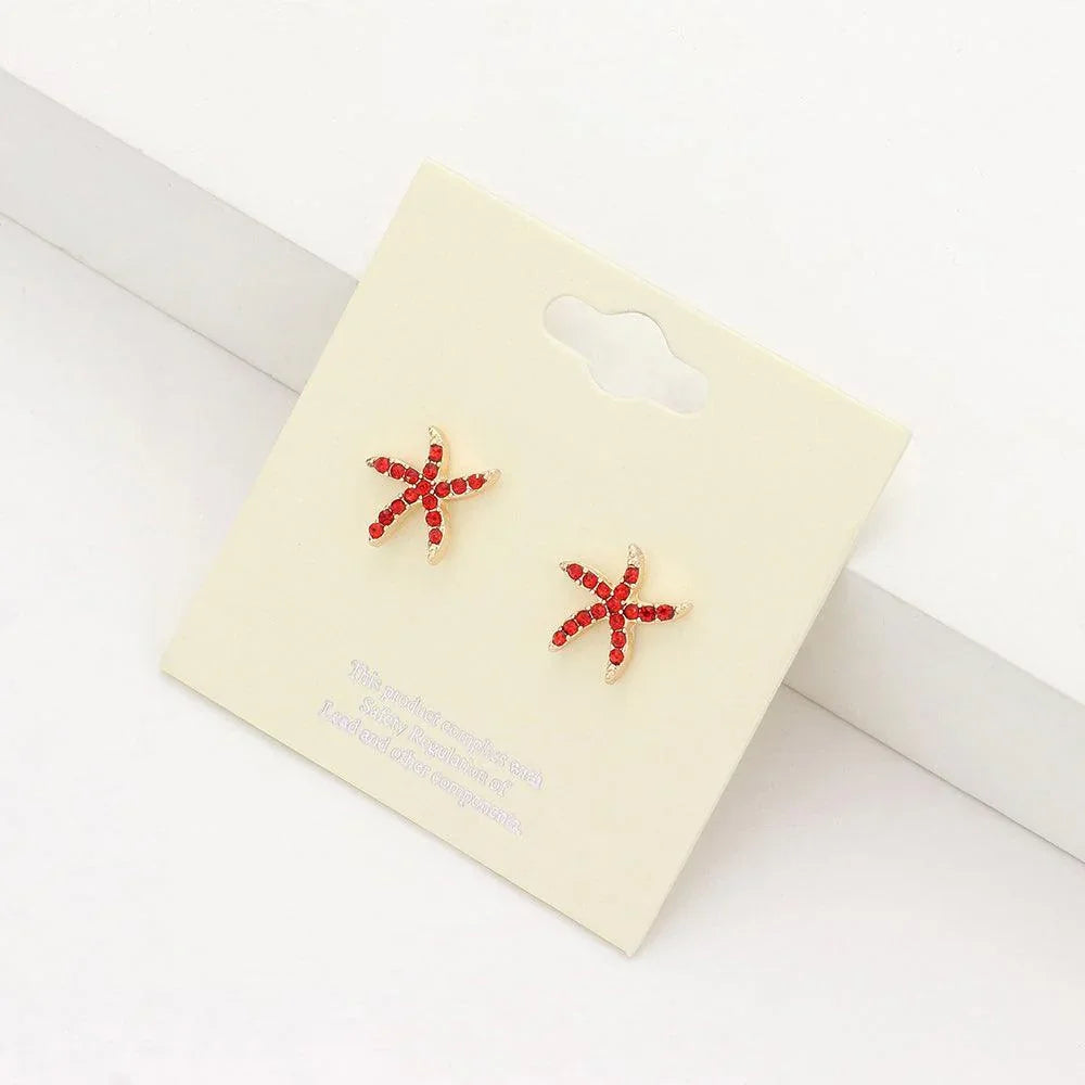 Starfish Stud Earrings - Jewelry Store by Erik Rayo