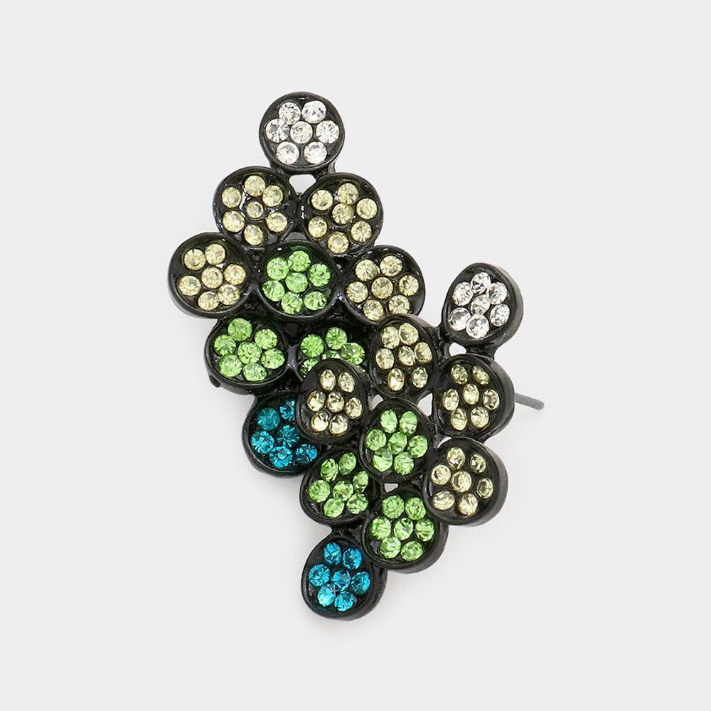 Rhinestone Pave Earrings - Jewelry Store by Erik Rayo