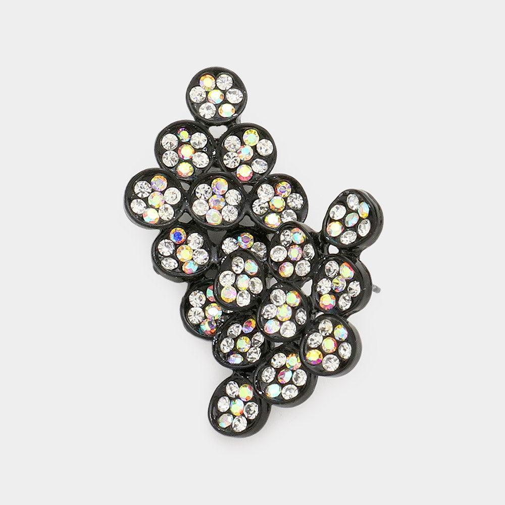 Rhinestone Pave Earrings - Jewelry Store by Erik Rayo