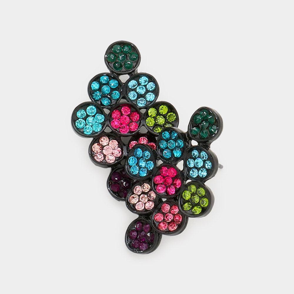 Rhinestone Pave Earrings - Jewelry Store by Erik Rayo