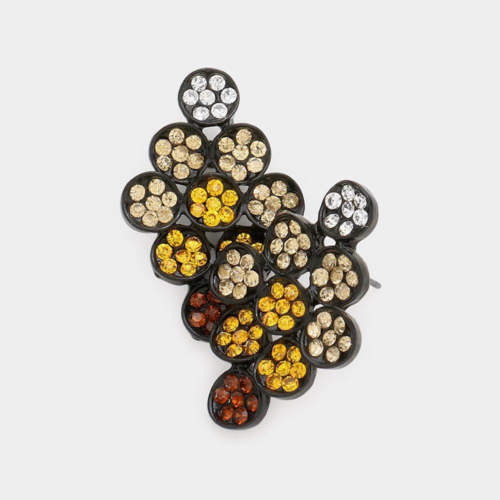 Rhinestone Pave Earrings - Jewelry Store by Erik Rayo