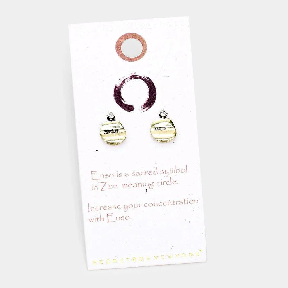 Silver Sterling Silver Post Stud Earrings - Jewelry Store by Erik Rayo