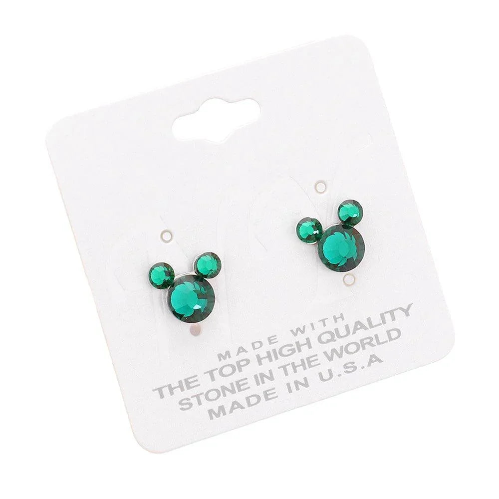 Mouse Character Stud Earrings - Jewelry Store by Erik Rayo
