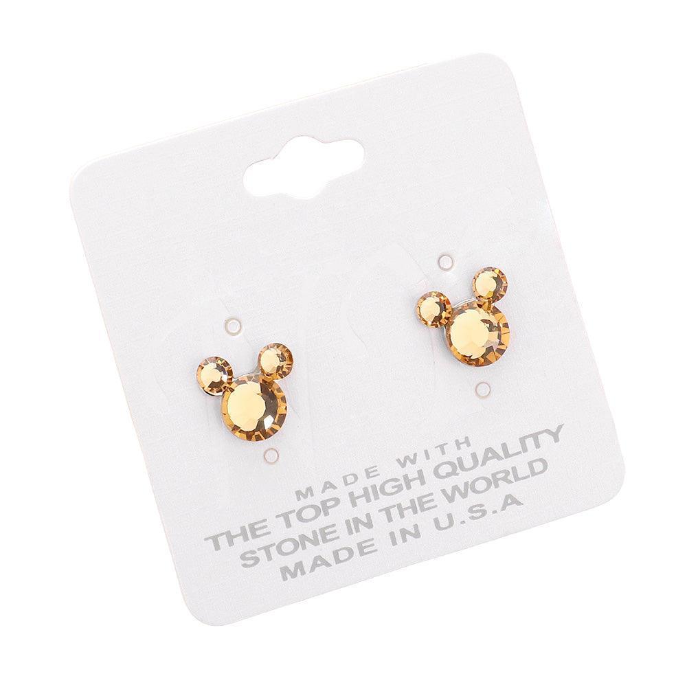 Mouse Character Stud Earrings - Jewelry Store by Erik Rayo