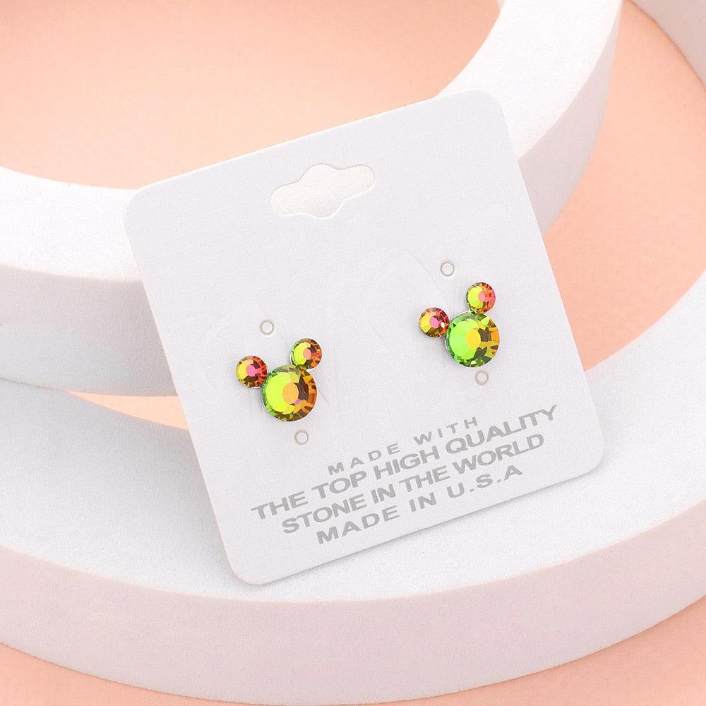 Mouse Character Stud Earrings - Jewelry Store by Erik Rayo
