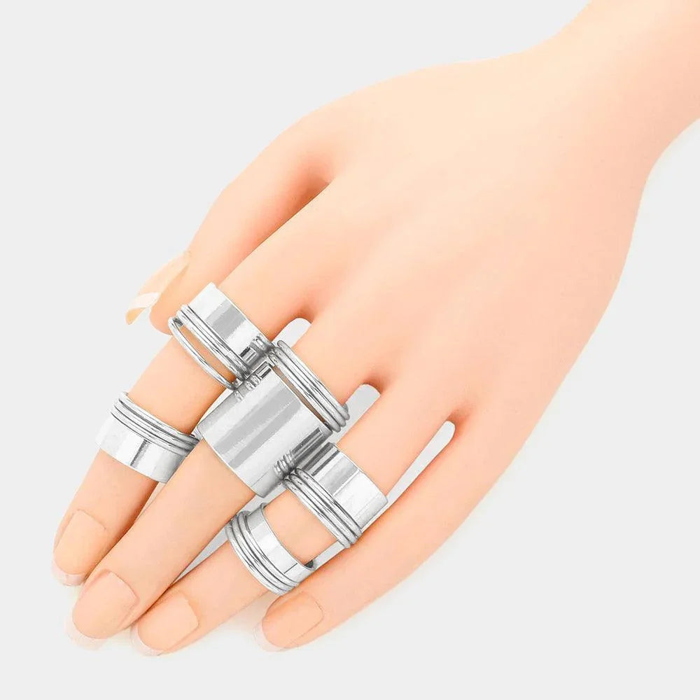 5PCS - Basic Chunky Ring Set - Jewelry Store by Erik Rayo