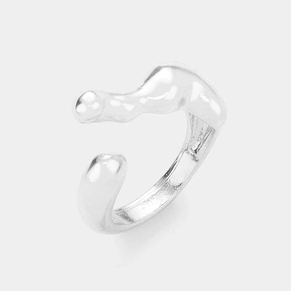 Abstract Metal Open Ring - Jewelry Store by Erik Rayo