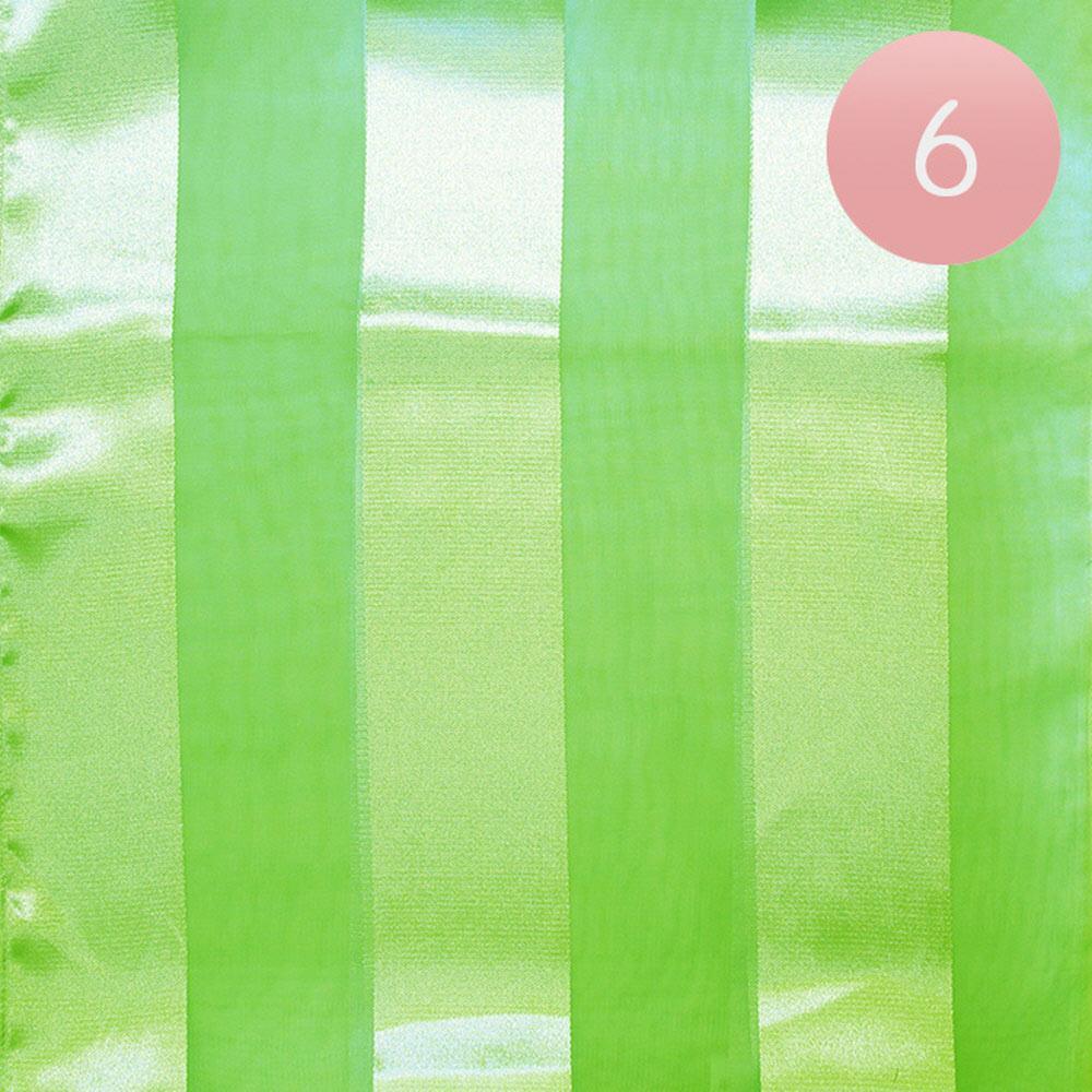 Lime 6PCS - Satin Striped Print Scarf - Jewelry Store by Erik Rayo