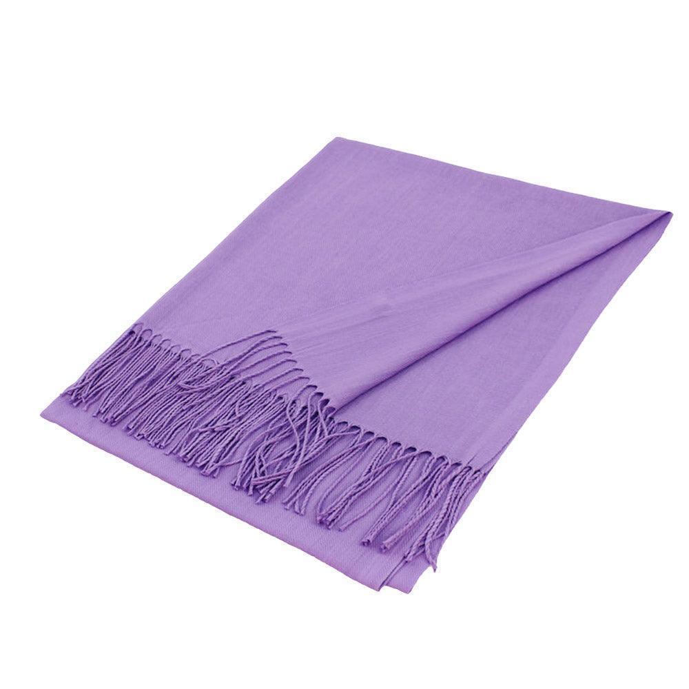 Lavender Solid Color Pashmina Scarf Shawl - Jewelry Store by Erik Rayo