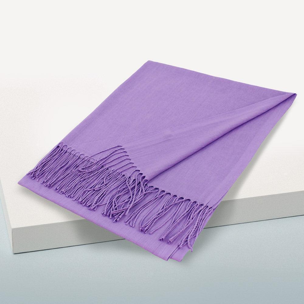 Lavender Solid Color Pashmina Scarf Shawl - Jewelry Store by Erik Rayo