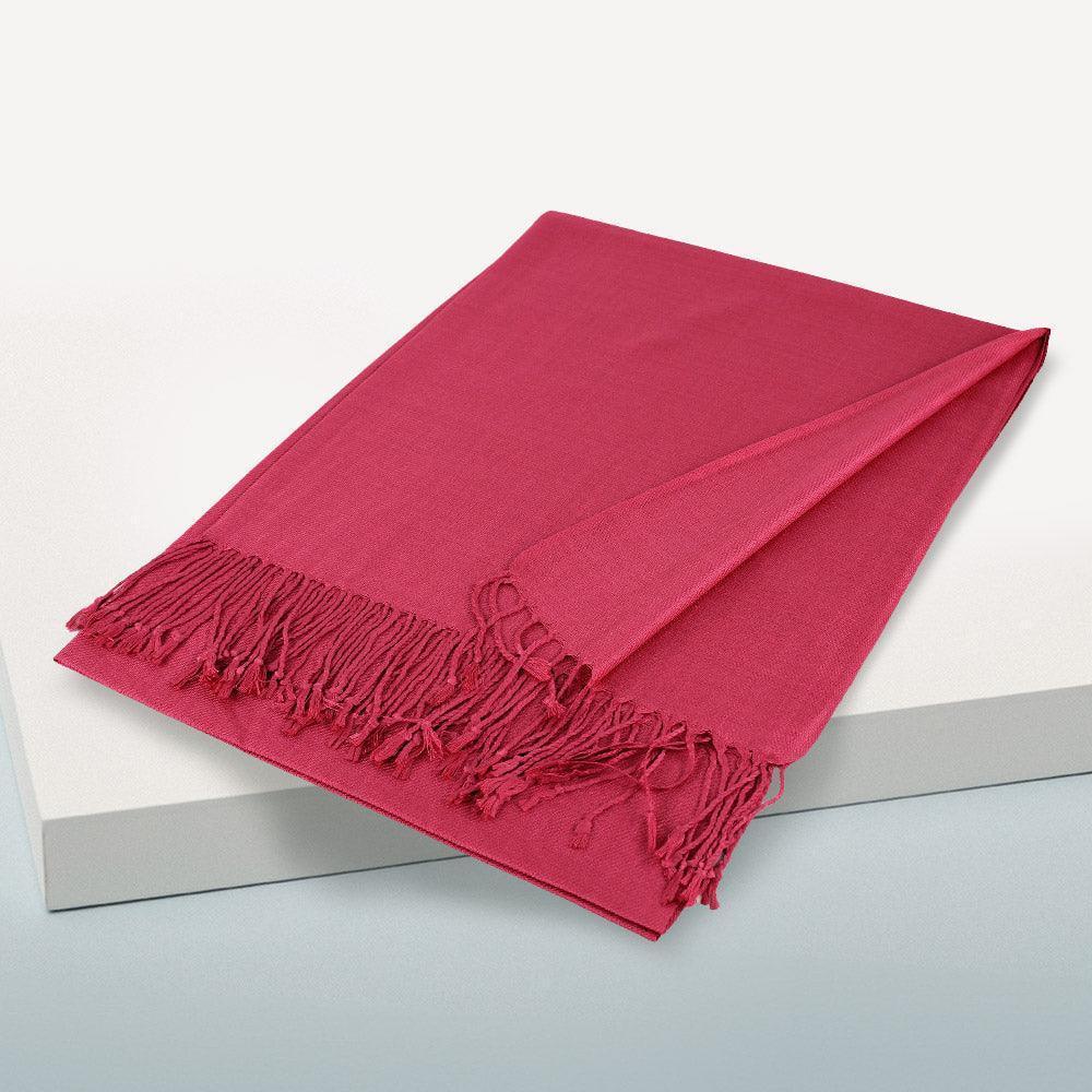 Coral Solid Color Pashmina Scarf Shawl - Jewelry Store by Erik Rayo