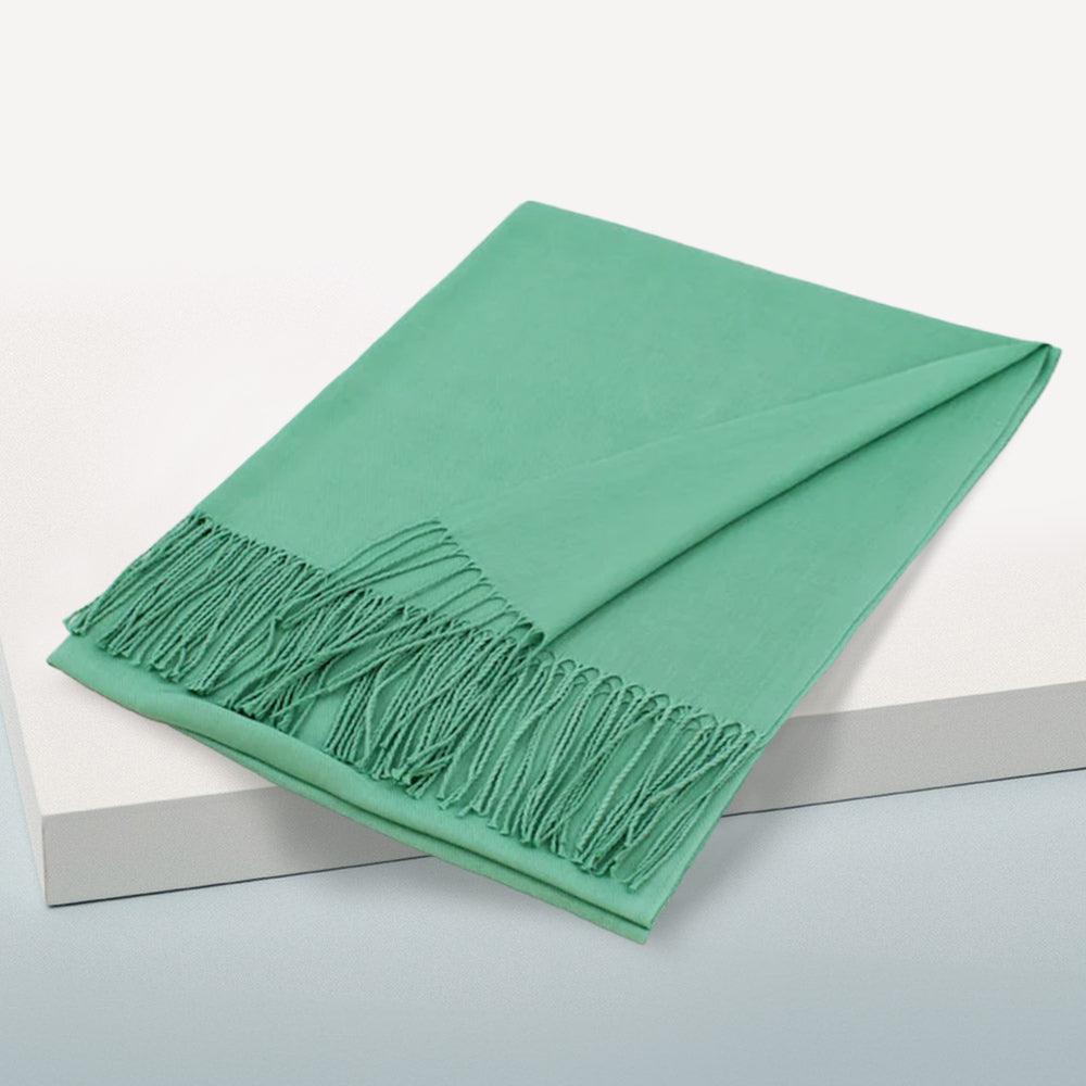 Mint Solid Color Pashmina Scarf Shawl