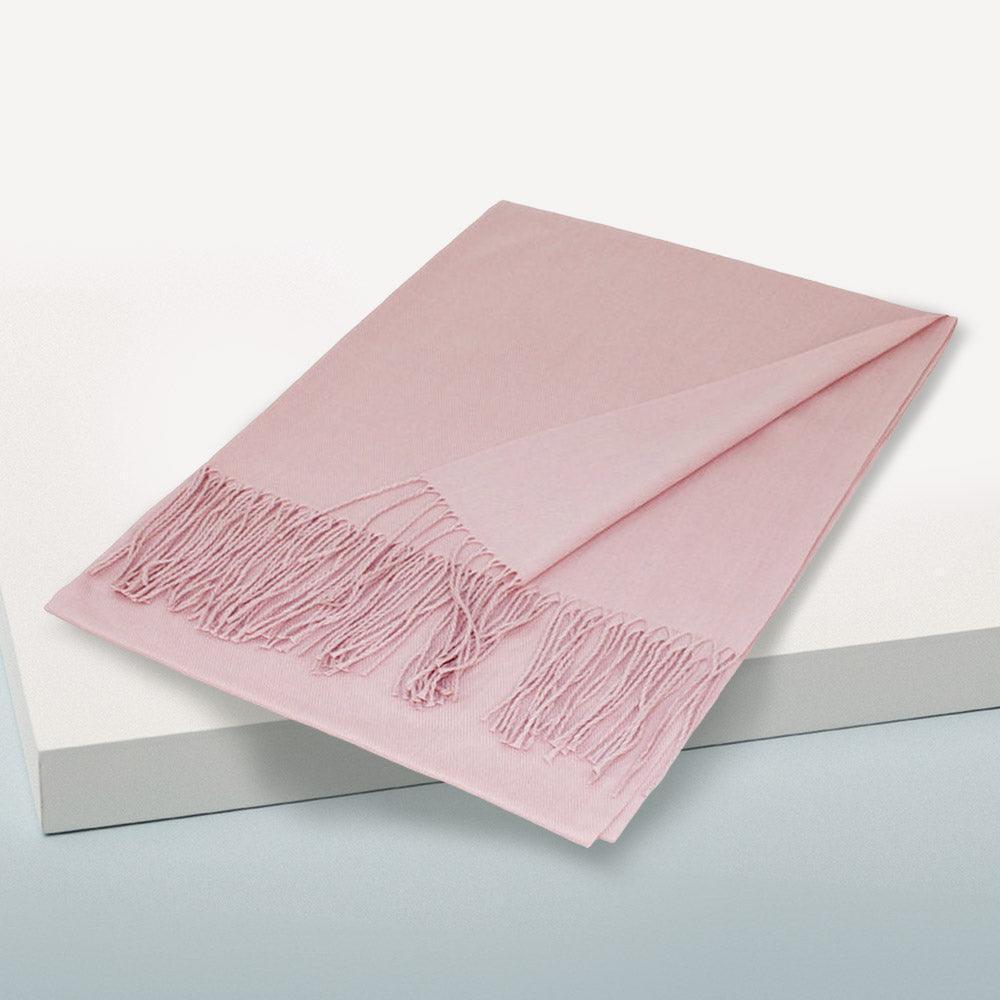 Pink Solid Color Pashmina Scarf Shawl - Jewelry Store by Erik Rayo
