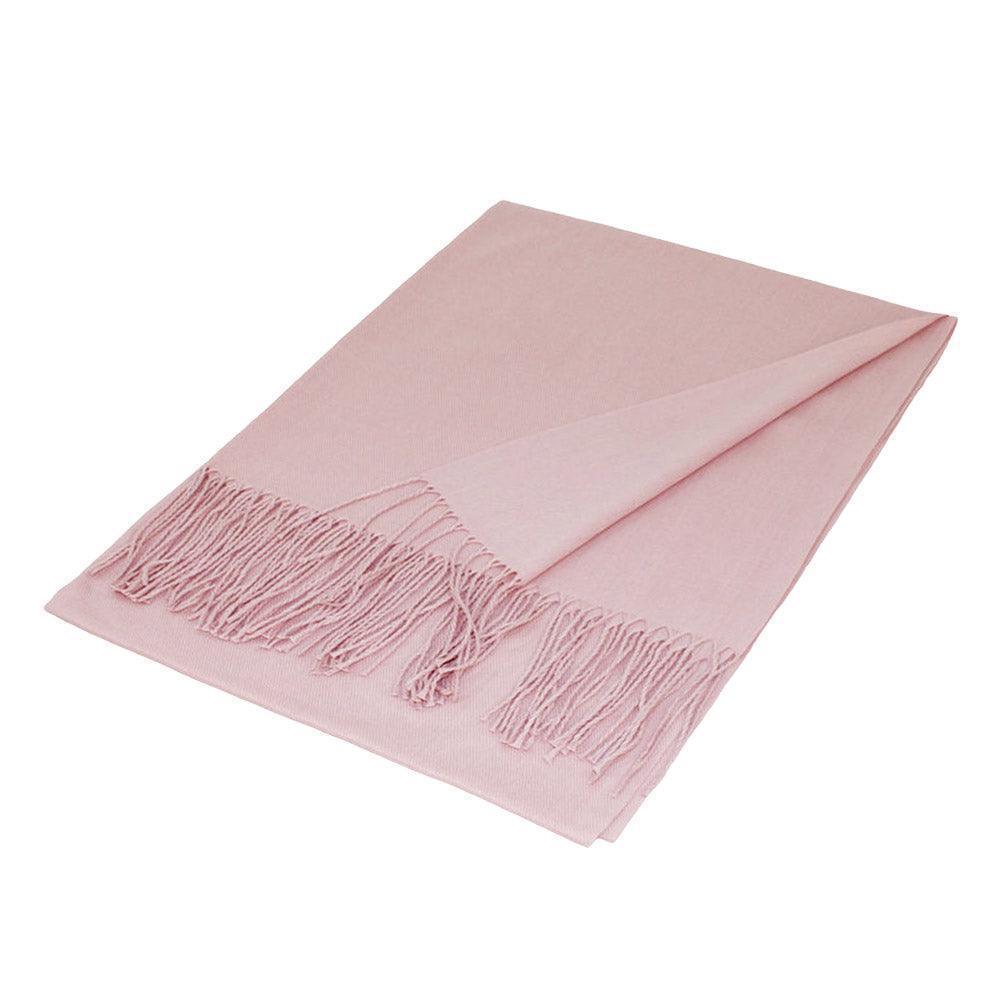 Pink Solid Color Pashmina Scarf Shawl - Jewelry Store by Erik Rayo
