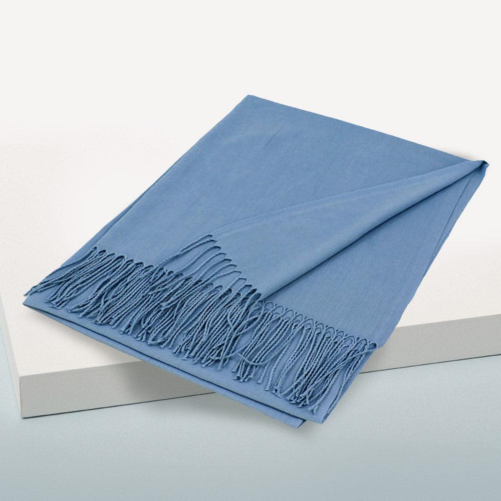 Denim Solid Color Pashmina Scarf Shawl