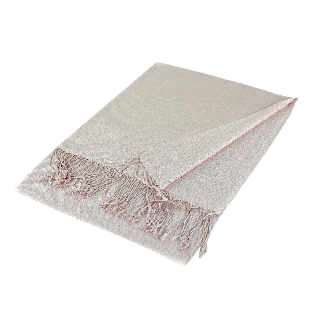 Pink Solid Color Pashmina Scarf Shawl - Jewelry Store by Erik Rayo
