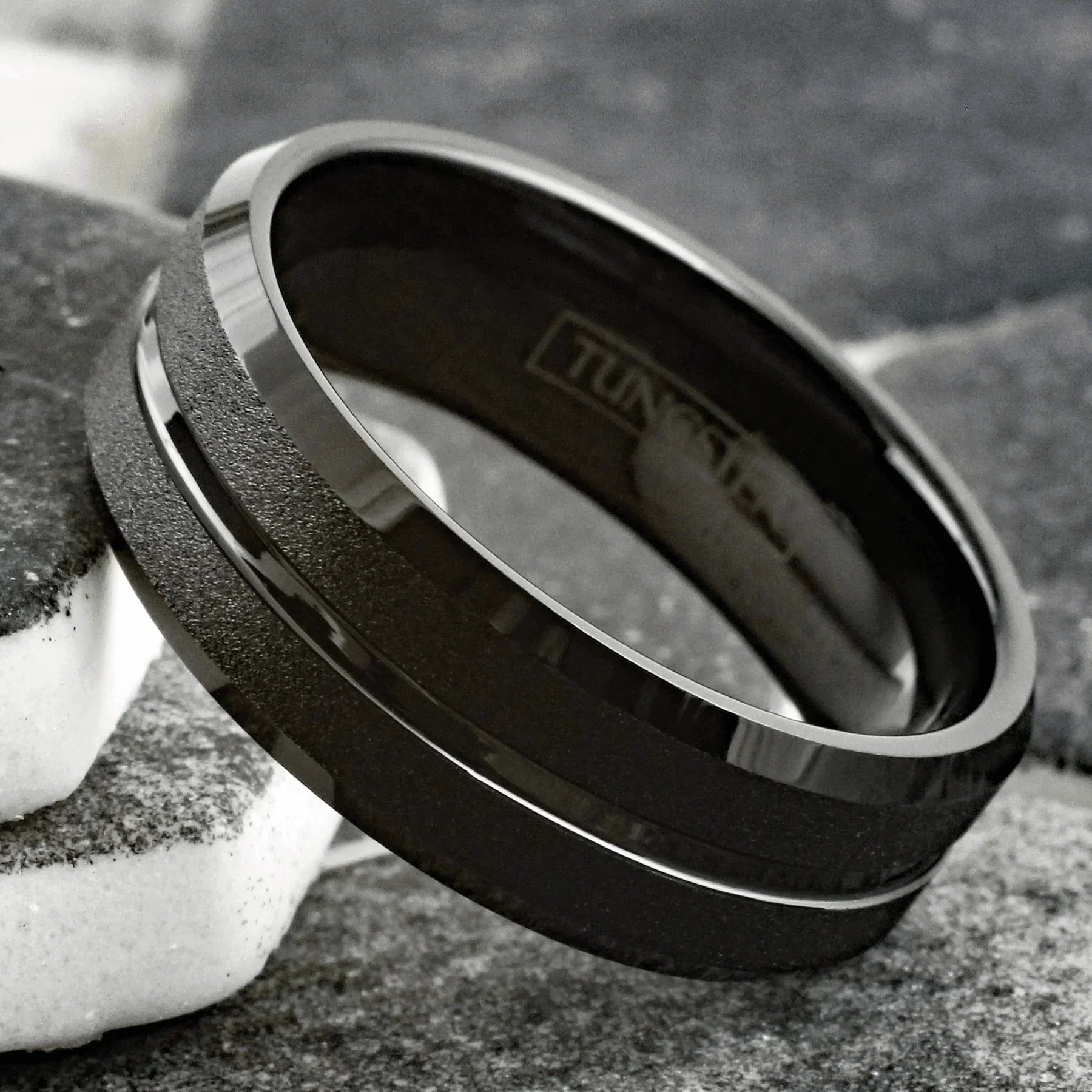 Men's Tungsten Carbide Wedding Band Rings - Black Classic Comfort Fit for Men and Women - Jewelry Store by Erik Rayo