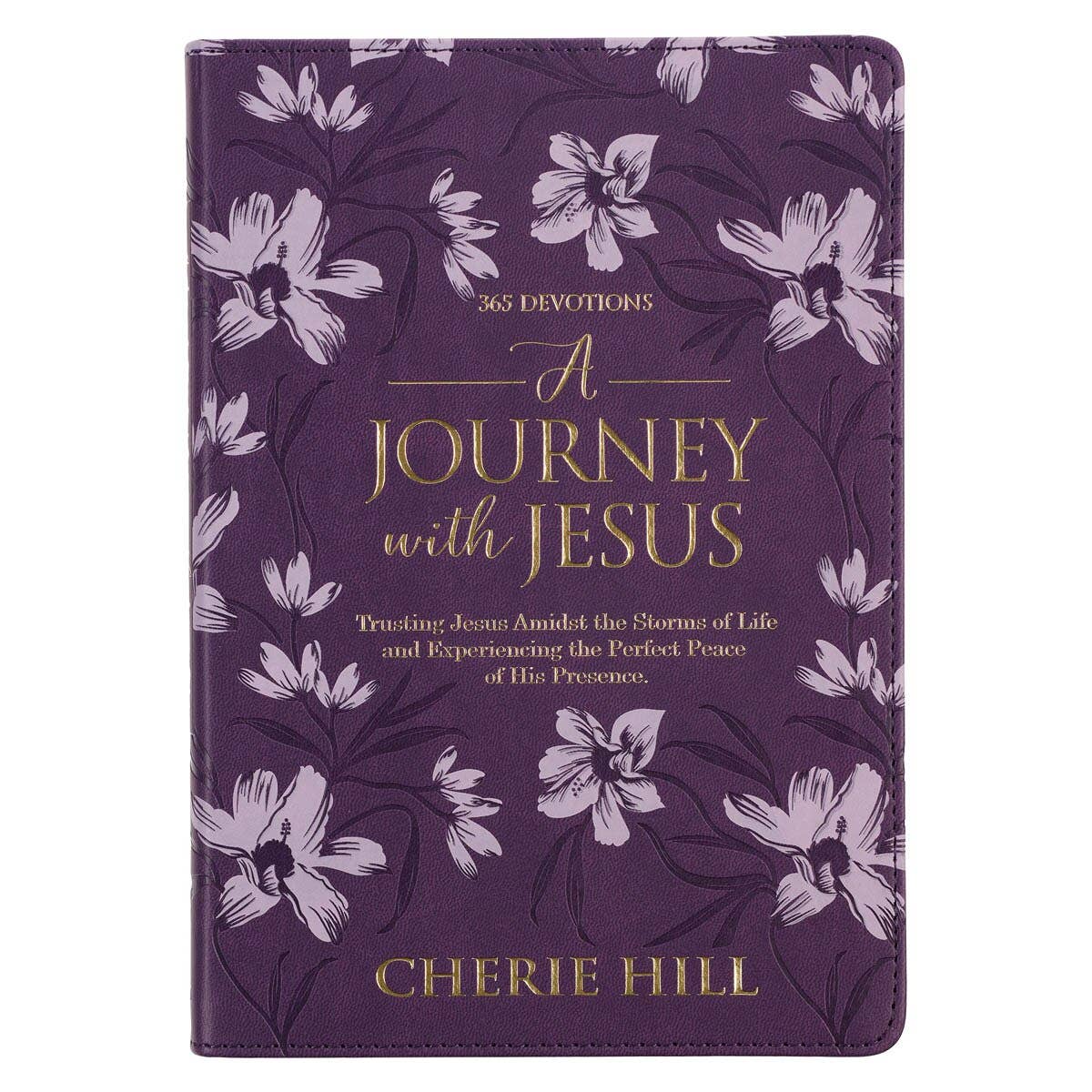 Devotional A Journey with Jesus Faux Leather