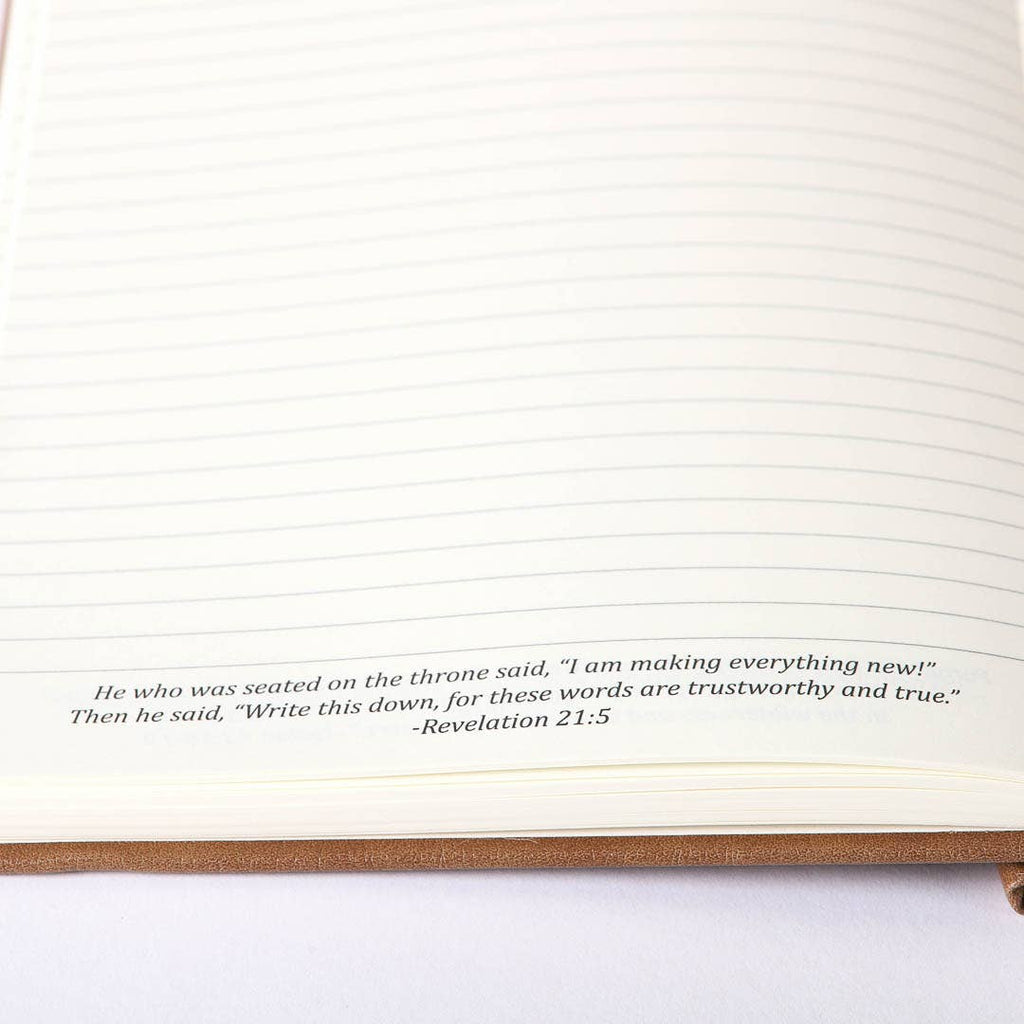 Wineskin Hard Cover 420Pg Journal, Tan
