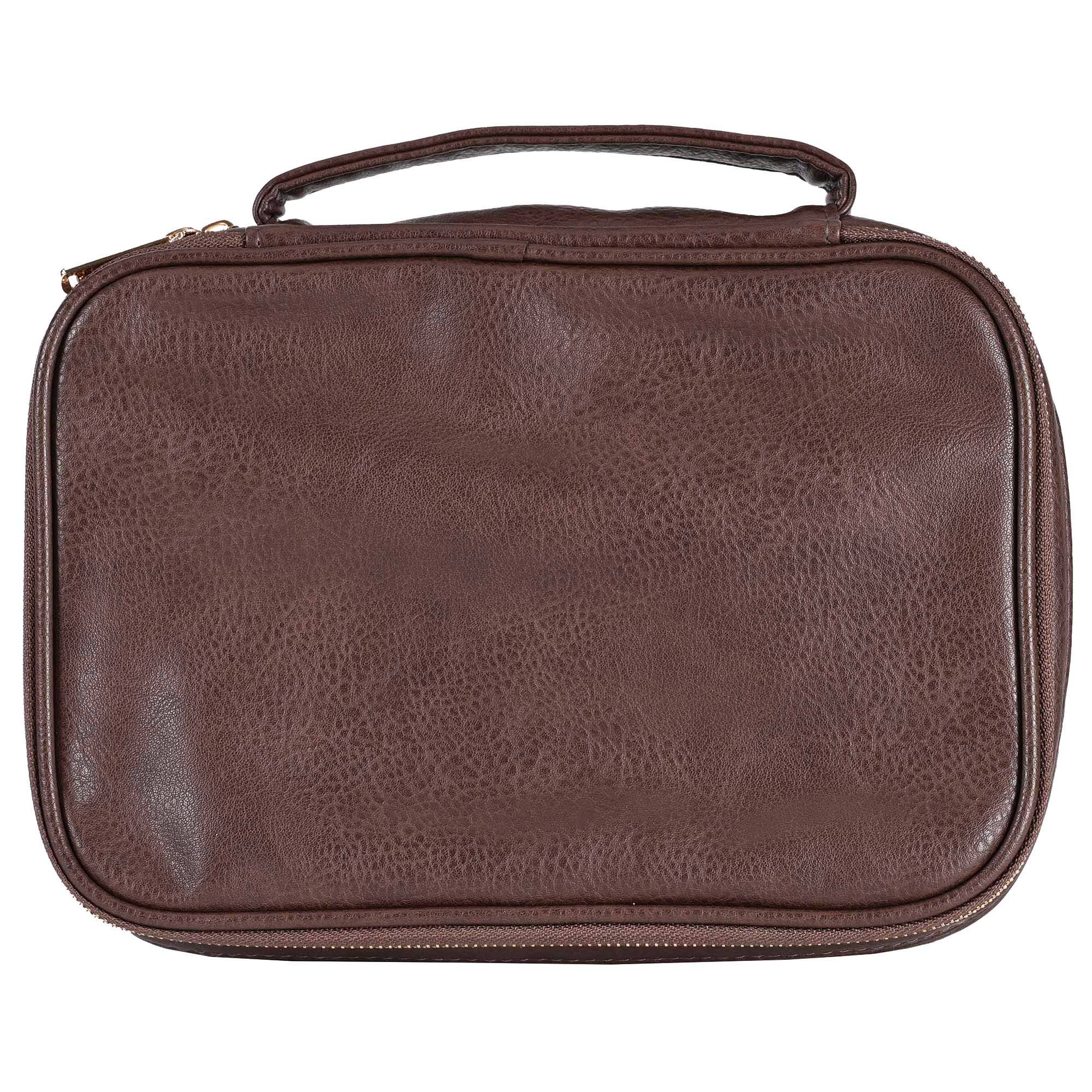 White Dove Bible Case Saved By Grace Brown XLarge