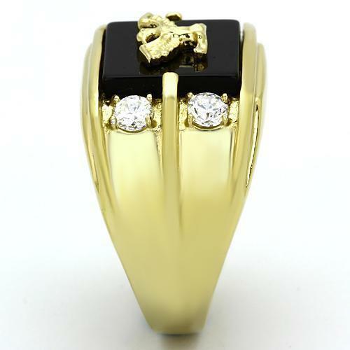 Anillo águila americana para hombre de acero inoxidable con sello - Jewelry Store by Erik Rayo