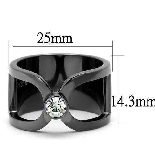 Anillo Color Negro Para Hombres de Acero Inoxidable en Bucle - Jewelry Store by Erik Rayo