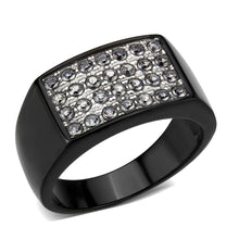 Load image into Gallery viewer, Anillo Color Negro Para Hombres de Acero Inoxidable Illuminante - Jewelry Store by Erik Rayo
