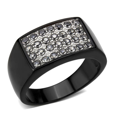 Anillo Color Negro Para Hombres de Acero Inoxidable Illuminante - Jewelry Store by Erik Rayo