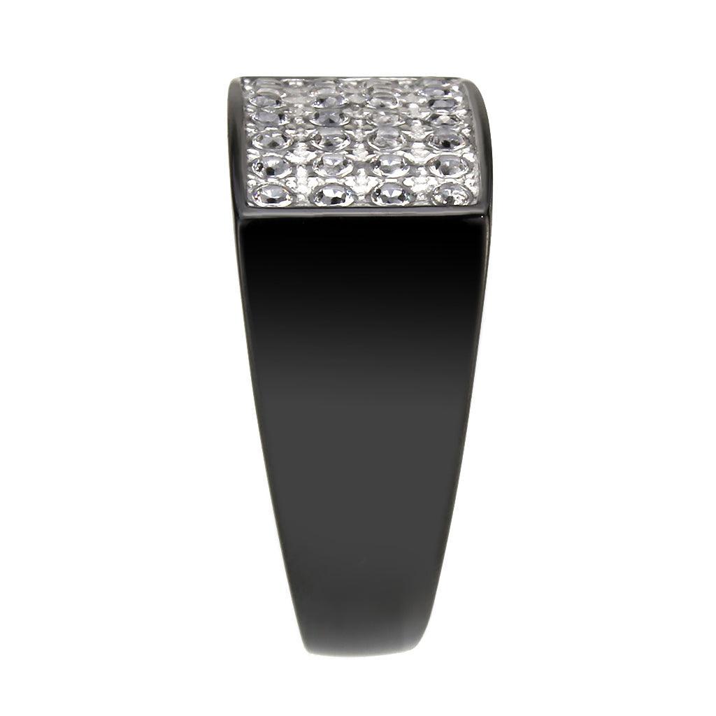 Anillo Color Negro Para Hombres de Acero Inoxidable Illuminante - Jewelry Store by Erik Rayo