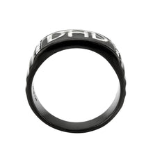 Load image into Gallery viewer, Anillo Color Negro Para Hombres de Acero Inoxidable Letras Dad - Jewelry Store by Erik Rayo
