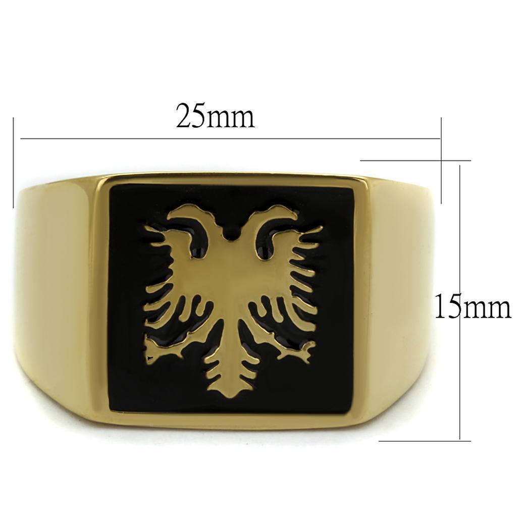 Anillo Color Oro Para Hombres de Acero Inoxidable Aguila Artistica - Jewelry Store by Erik Rayo